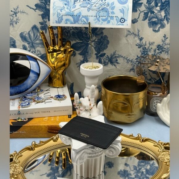 🆕 OROTON 🧿 NWOT Margot Card Sleeve, Black Leather Cardholder - Picture 5 of 15